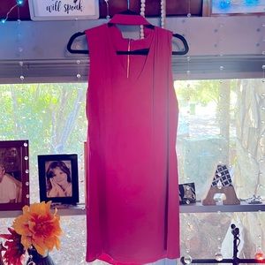 WHBM sleeveless Pink Dress sz 6